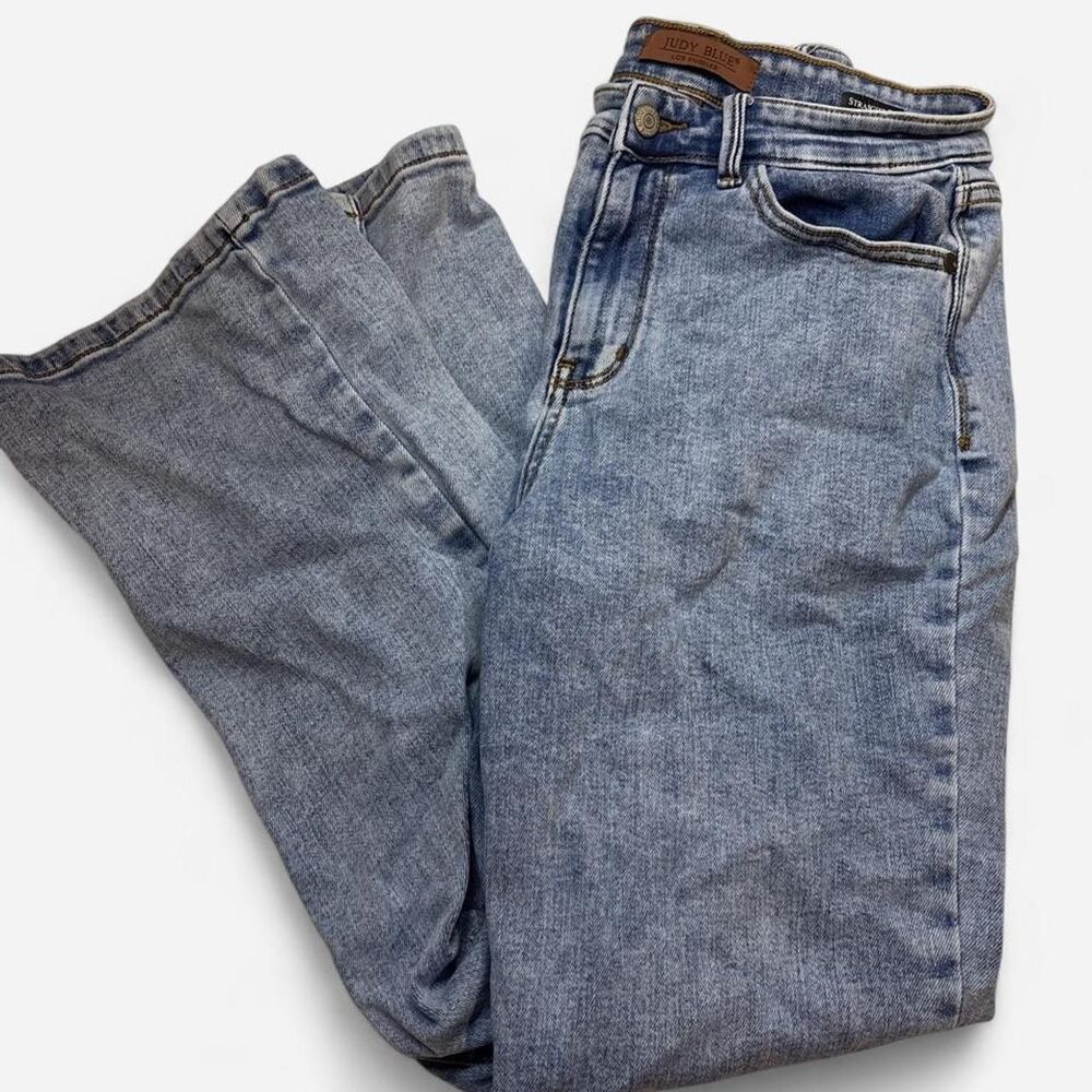 Judy Blue Women's Blue Straight Leg Jeans Size 7 28